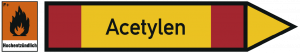 Rohrleitungskennzeichnung Acetylen